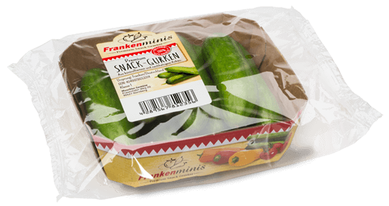 Frankenminis Premium Snack Gurken Verpackung